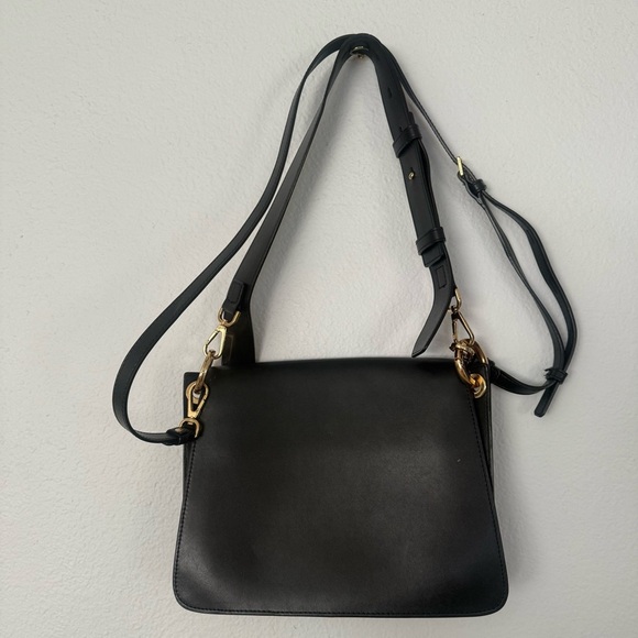 KARL LAGERFELD Kat Lock Leather crossbody 2 way bag - Picture 10 of 11